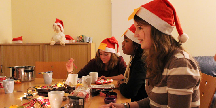 Die getUp Teens feiern Weihnachten