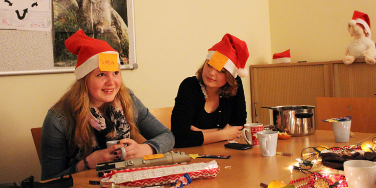 Die getUp Teens feiern Weihnachten